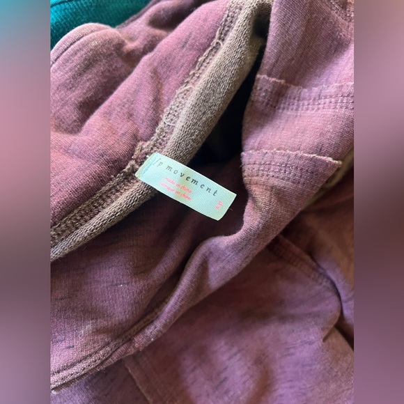 Free People Movement Hybrid Legging Brushed Maroon - Picture 3 of 6